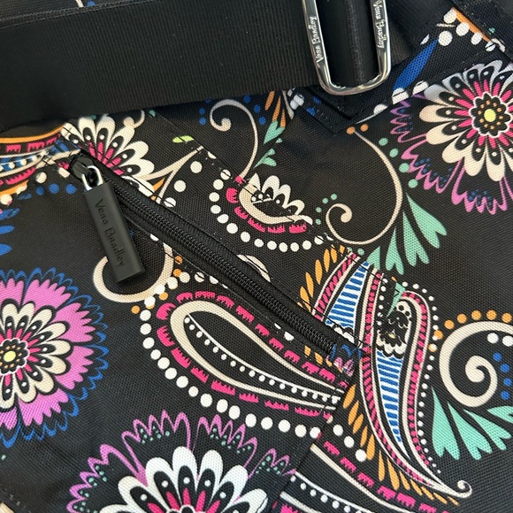 Vera Bradley Bandana Swirl BIG Laundry Bag Shoulder Strap Drawstring - Picture 12 of 13